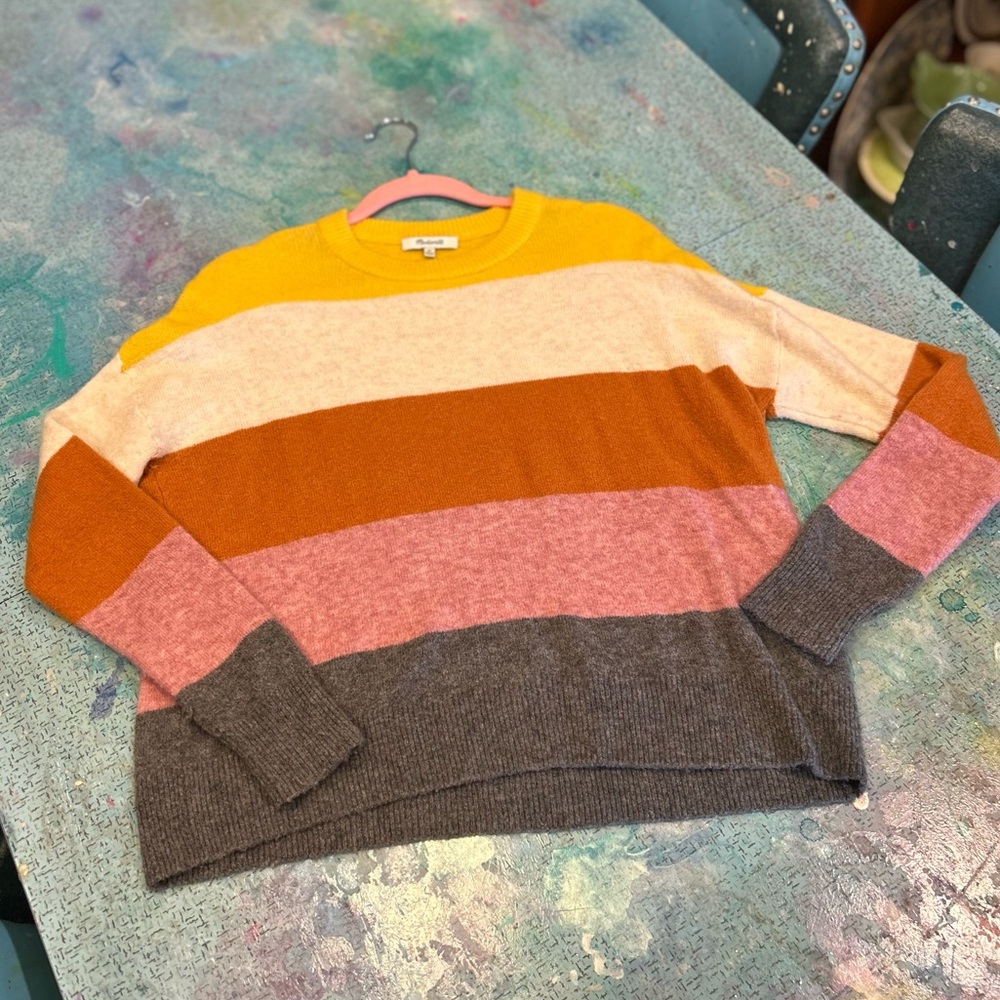 Soft Light Striped Sweater